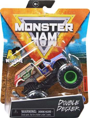 Monster Jam Wheelie Bar pojazd Double Decker