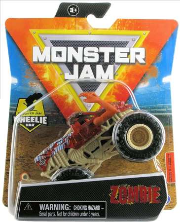 Monster Jam Wheelie Bar pojazd Zombie