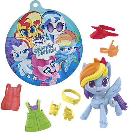 My Little Pony Smashin' Fashion zestaw z figurką Rainbow Dash 