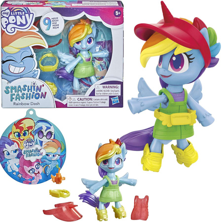 My Little Pony Smashin' Fashion zestaw z figurką Rainbow Dash 