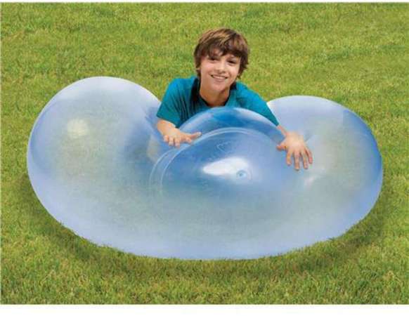 NSI Super Wubble Bubble Ball niebieska piłka 