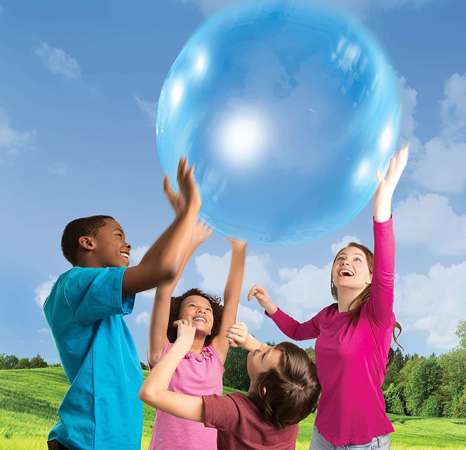 NSI Super Wubble Bubble Ball niebieska piłka 