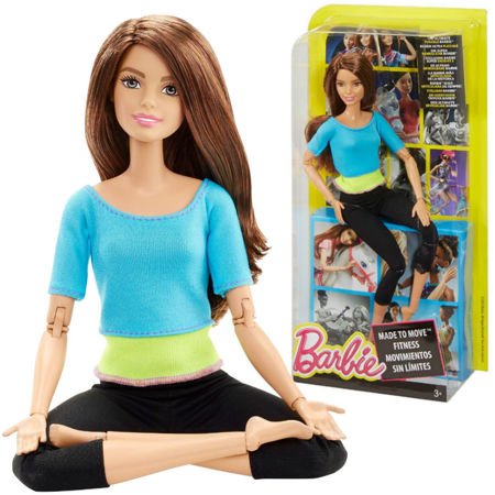 OUTLET Barbie Lalka Made to move gimnastyczka USZKODZONE OPAKOWANIE