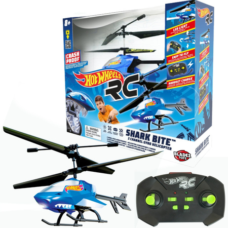OUTLET Bladez Zdalnie sterowany Helikopter Hot Wheels Shark Bite USZKODZONE OPAKOWANIE