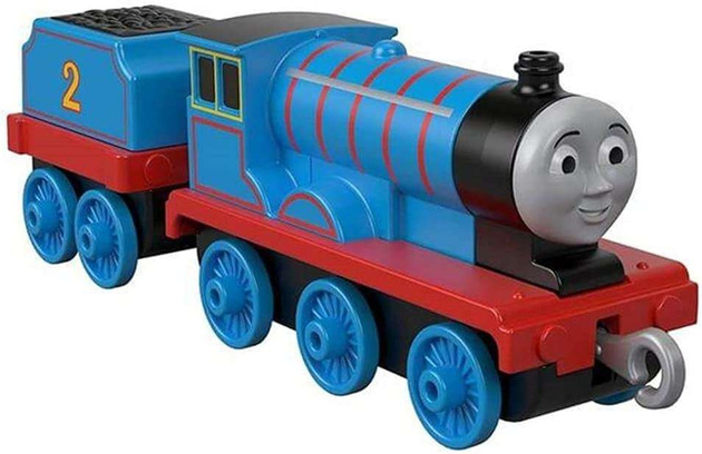 OUTLET Fisher Price Tomek i przyjaciele lokomotywa Edek i wagonik USZKODZONE OPAKOWANIE