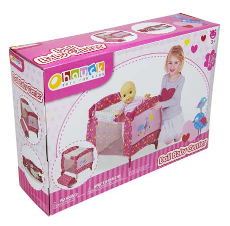 OUTLET Hauck Toys Składane łóżeczko dla lalki  USZKODZONE OPAKOWANIE