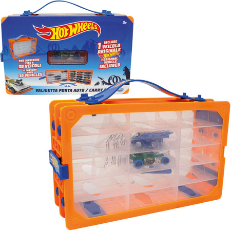 OUTLET Hot Wheels Walizka kolekcjonerska + auto USZKODZONE OPAKOWANIE