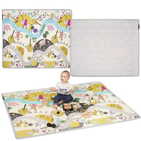 OUTLET Kinderkraft Dwustronna Mata Edukacyjna TPU Matty 0+ WADLIWA