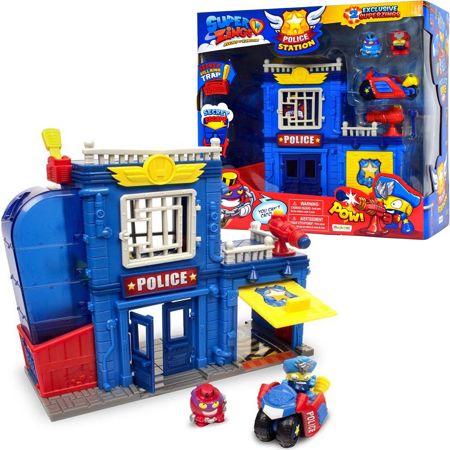 OUTLET MagicBox Super Zings Posterunek Policji + 2 figurki + pojazd Superzings USZKODZONE OPAKOWANIE