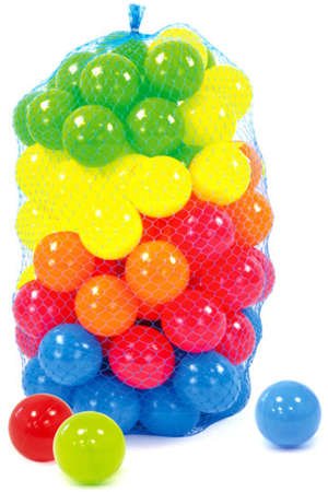 OUTLET Mochtoys plastikowe Piłki do basenu 100 sztuk USZKODZONE OPAKOWANIE