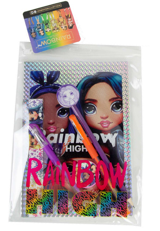 OUTLET Rainbow High Zestaw notatnik z akcesoriami  USZKODZONE OPAKOWANIE