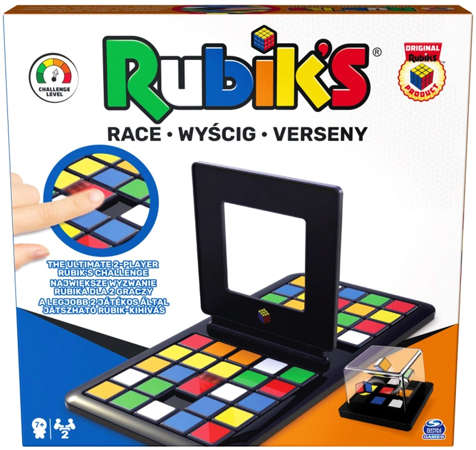 OUTLET Wyścig Rubika kostka towarzyska logiczna gra planszowa układanka Rubik's Race Spin Master USZKODZONE OPAKOWANIE
