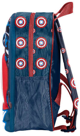 Paso Mały Plecak 1-komorowy Avengers Kapitan Ameryka