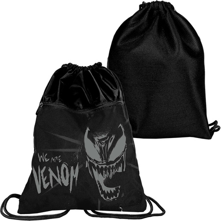 Paso Plecak Worek szkolny Premium na buty obuwie czarny Venom