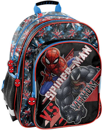 Paso Plecak szkolny tornister Spiderman i piórnik z wyposażeniem