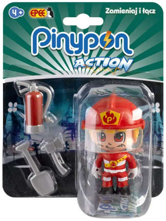 Pinypon Action figurka Strażak + akcesoria