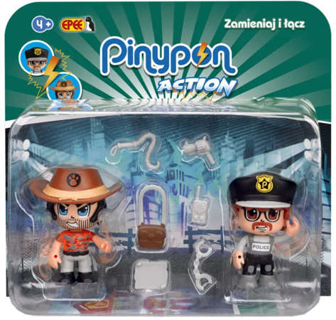 Pinypon zestaw Podróżnik i Policjant