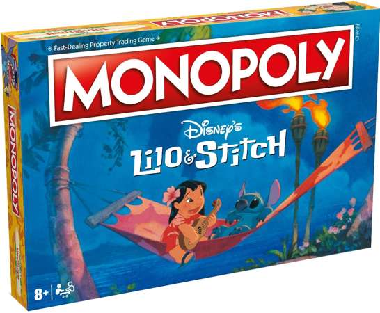 Planszowa gra towarzyska Monopoly Lilo & Stitch angielska