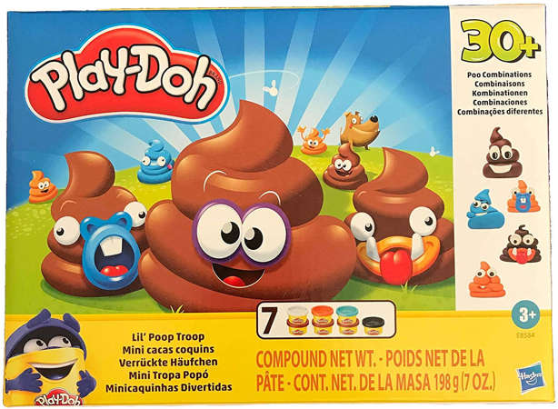 Play Doh Ciastolina zestaw Lil' Poop Troop 7 kolorów 7 tub
