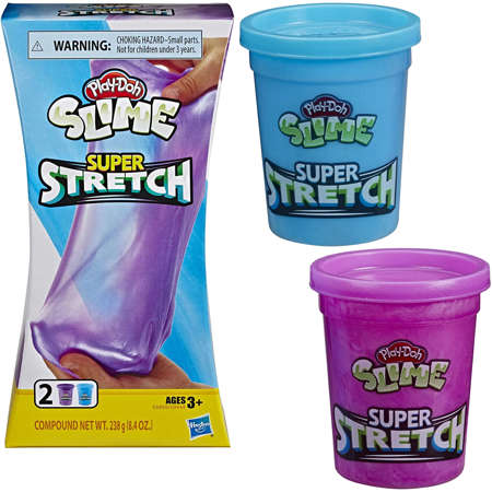 Play Doh Slime Super Stretch fioletowy i niebieski