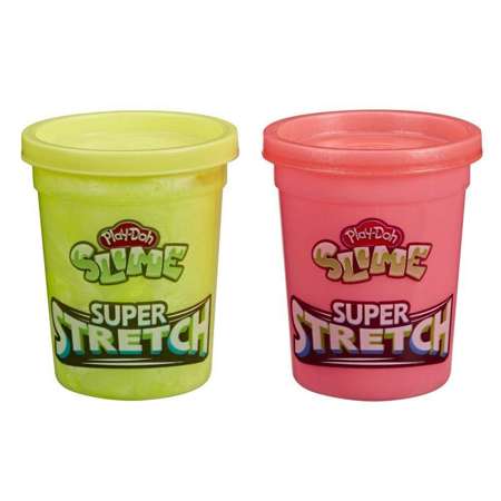 Play Doh Slime Super Stretch żółty i różowy