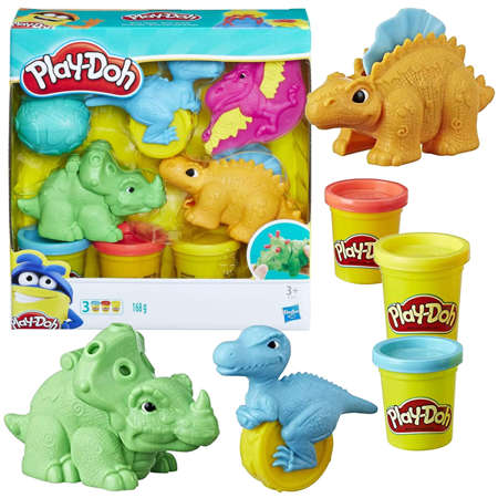 Play Doh ciastolina zestaw Świat Dinozaurów 3 tuby