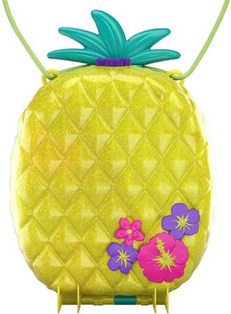 Polly Pocket zestaw Kompaktowa Torebka Ananas + akcesoria