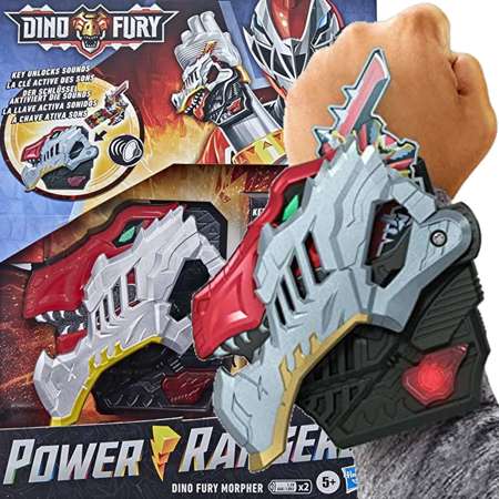 Power Rangers Dino Fury Morpher Interaktywny dinozaur na rękę światło i dźwięk