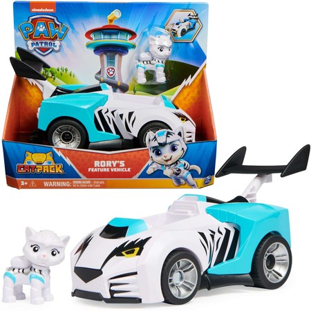 Psi Patrol Cat Pack Zestaw pojazd + figurka Rory 