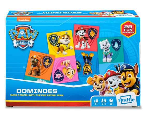 Psi Patrol Domino dla dzieci w pudełku 28 elementów