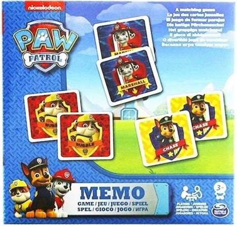 Psi Patrol Gra pamięciowa memory 48 kart memo Spin Master