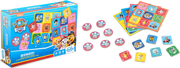 Psi Patrol Gra towarzyska Bingo loteria dla dzieci Shuffle