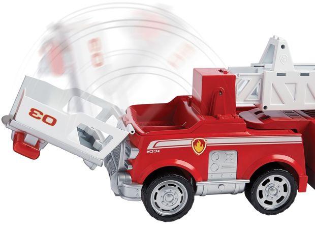 Psi Patrol Marshall Wielki Wóz Strażacki Ultimate Fire Truck światło i dźwięk