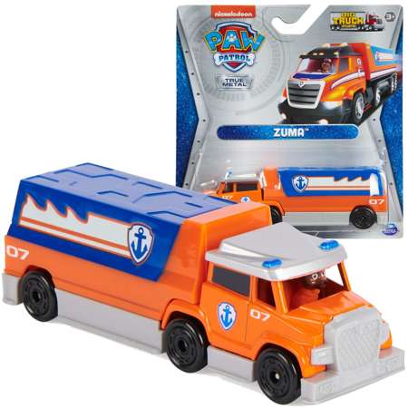 Psi Patrol Metalowa mini ciężarówka pomarańczowy samochód Zuma Big Truck Pups True Metal Spin Master