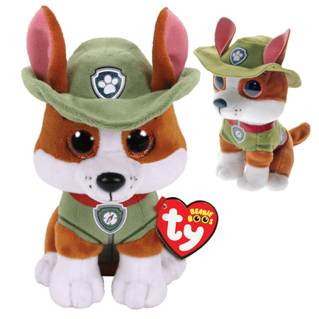 Psi Patrol Miękka Przytulanka Tracker Maskotka Szczeniak Pluszak Piesek 24cm Ty