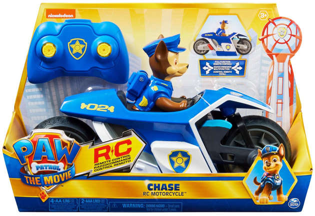 Psi Patrol Movie Zdalnie sterowany motocykl Chase RC