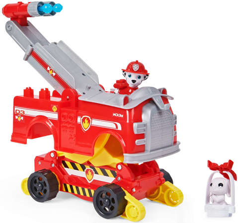Psi Patrol Rise and Rescue Marshall figurka i transformujący wóz strażacki