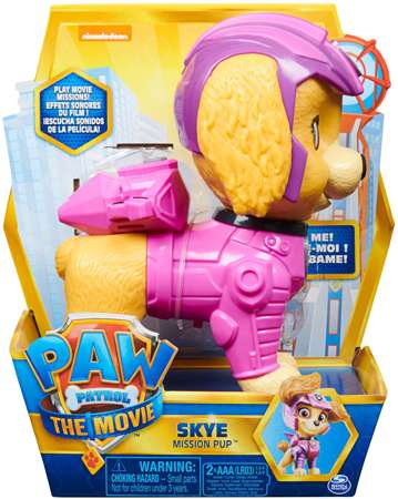 Psi Patrol The Movie Skye figurka interaktywna 16 cm