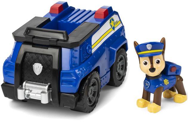 Psi Patrol figurki Ryder i Chase + pojazdy quad i radiowóz policyjny