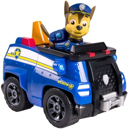 Psi patrol Figurka Chase'a z radiowozem policyjnym
