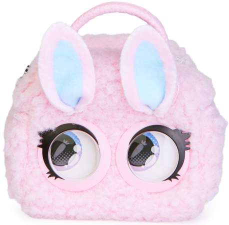 Purse Pets Micro króliczek Fuzzy Bunny BB torebka brelok z oczami