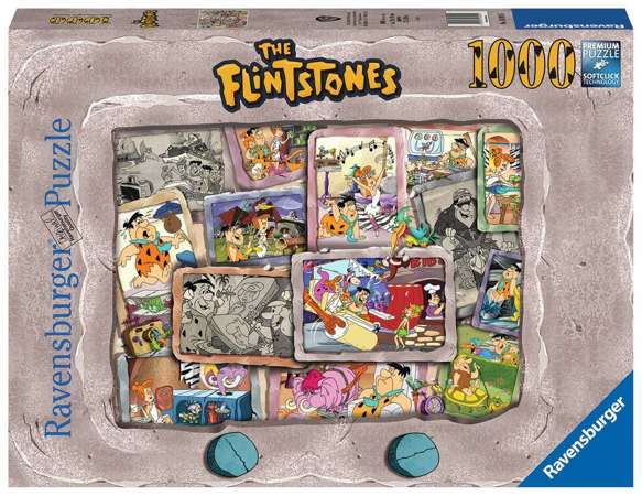 Puzzle 1000 elementów Flintstonowie The Flinstones