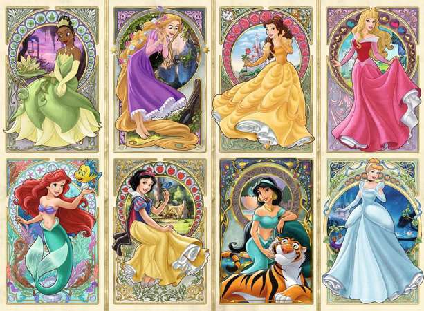 Puzzle 1000 elementów Księżniczki Disney 