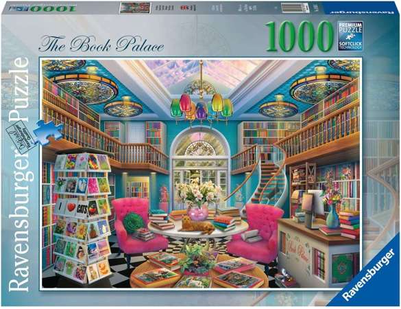 Puzzle 1000 elementów Pałac Książek księgarnia 