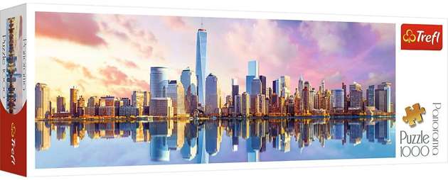 Puzzle 1000 elementów panorama Manhattan Nowy Jork USA