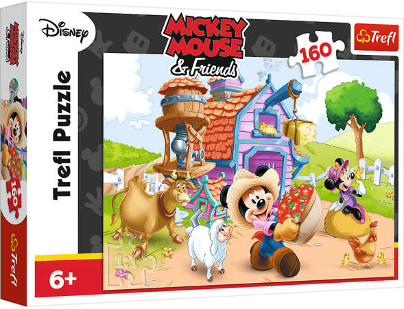 Puzzle 160 elementów Myszka Miki Disney Farmer Miki