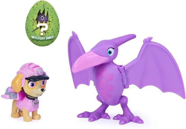 Puzzle 2x24 Psi Patrol + figurka Dino Rescue Skye