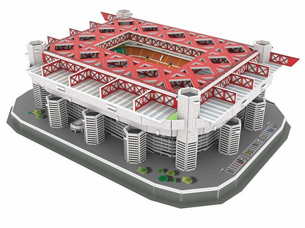 Puzzle 3D Model stadionu San Siro A.C. Milan Inter Mediolan