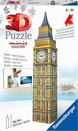 Puzzle 3D mini collection Big Ben 60 elementów