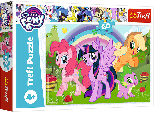 Puzzle 60 elementów Tęczowa przyjaźń My Little Pony